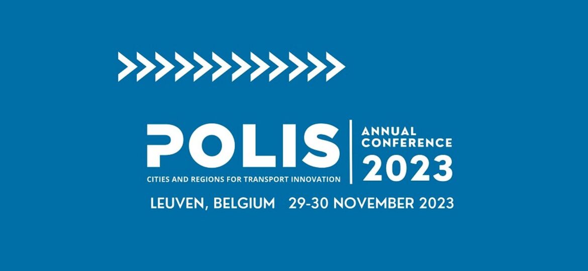 Logo for the 2023 POLIS Conference
